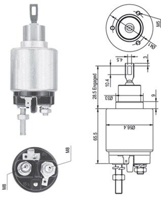 MAGNETI MARELLI Magneettikytkin, käynnistin 940113050325